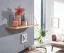 Wandregal aus Mango Massivholz, Farbe: Mango - Abmessungen: 25 x 60 x 22 cm (H x B x T)