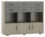 Kommode Ciomas 21, Farbe: Sonoma Eiche / Grau - Abmessungen: 104 x 130 x 40 cm (H x B x T)