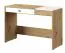 Schreibtisch Sirte 10, Farbe: Eiche / Weiß / Grau matt -  Abmessungen: 82 x 120 x 50 cm (H x B x T)