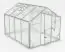 Gewächshaus - Glashaus Mangold L7, gehärtetes Glas 4 mm, Grundfläche: 6,40 m² - Abmessungen: 290 x 220 cm (L x B)