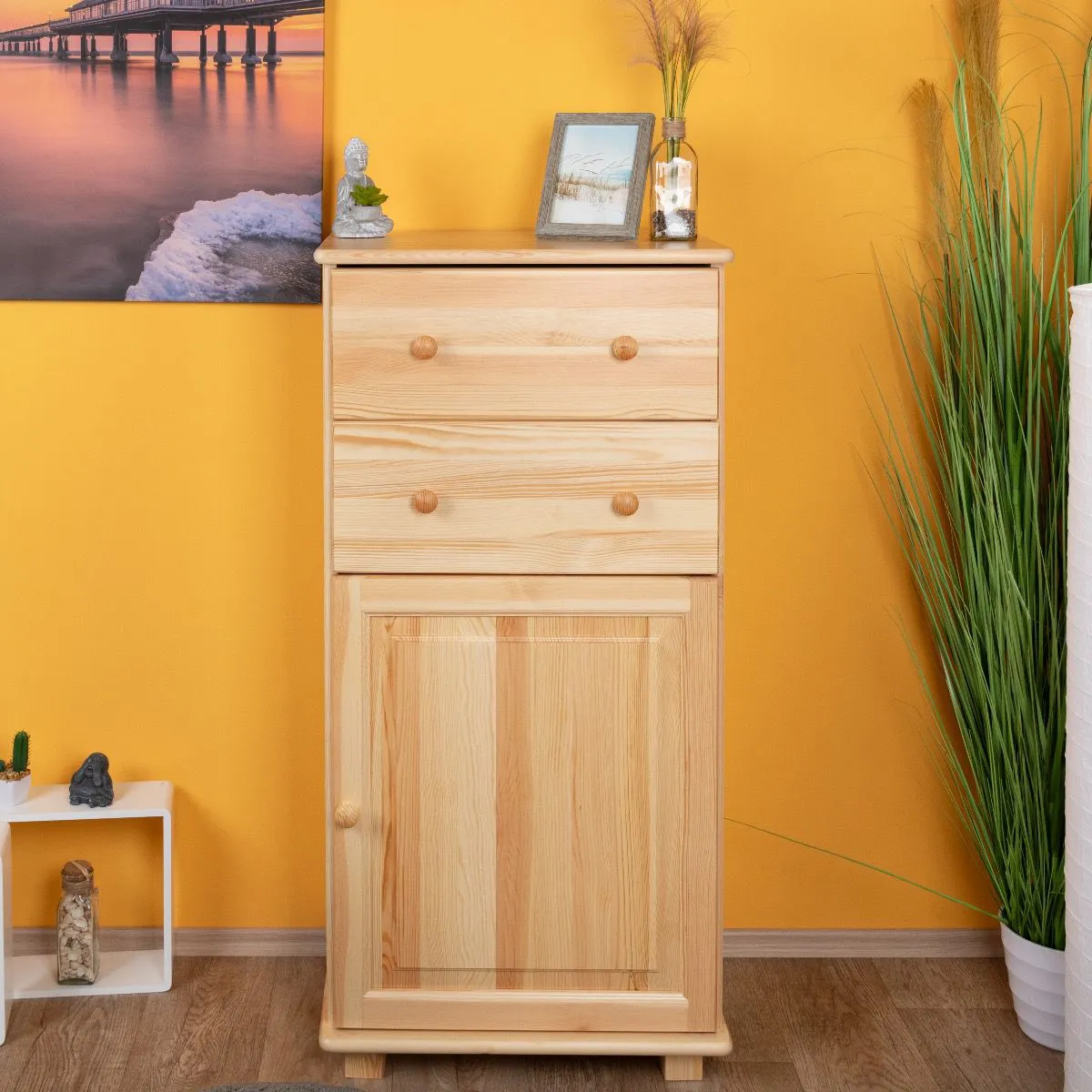 Kommode Kiefer massiv Vollholz natur 029