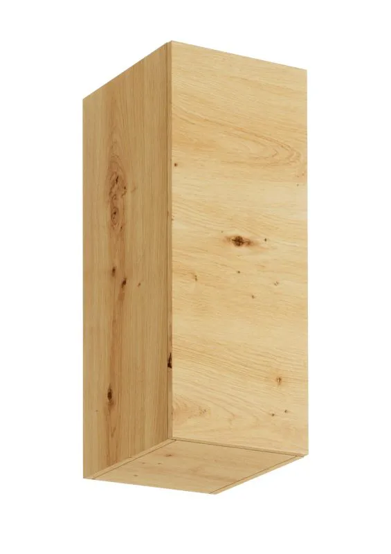 Küchen-Hängeschrank | Push-to-Open | 30 x 31,3 x 72 cm | 1 Tür | Artisan-Eiche | grifflose Front | Matterhorn 01 | 2 Fächer