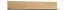 Hängeregal / Wandregal Manaus 04, Farbe: Eiche natur – 20 x 144 x 20 (H x B x T)
