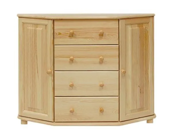 Sideboard, Kommode, Küchenschrank, 118 cm breit Abbildung