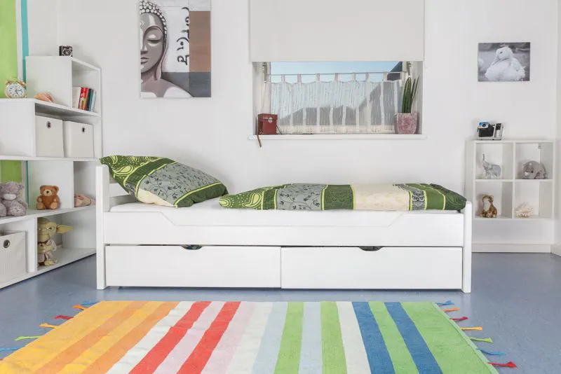 Bett 90x200 weiß