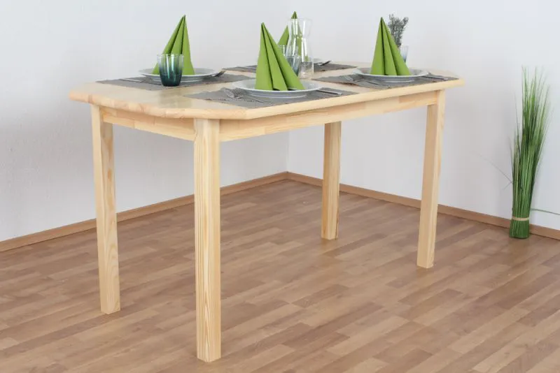 Tisch Kiefer massiv Vollholz natur Junco 230A - 75 x 140 cm (B x L)