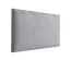 Polsterpaneele, 10er Set, Farbe: Grau, Bezug: Velour, Maße: 70 x 30 cm