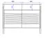Kleine Kommode mit LED-Beleuchtung Gorica 10, in Eiche Gold, 85 x 111 x 50 cm, Soft Close System, teilmassiv, Antisol-Glas Bronze