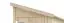 Gartenschrank Anbauschrank "Ordnung" - Ausführung: Ordnung 2, Außenmaß mit Dach: 230 x 124 cm, Außenmaß ohne Dach: 200 x 120 cm, Innenmaß: 192 x 116 cm