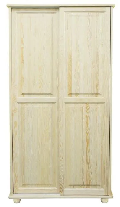 Echtholz Schrank, Farbe: Natur 195x92x59 cm Abbildung
