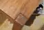 Wohnzimmertisch aus Sheesham Massivholz Apolo 158, Farbe: Sheesham - Abmessungen: 40 x 60 x 110 cm (H x B x T), mit einzigartiger Holzmaserung