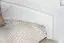 Doppelbett Kiefer massiv Vollholz weiß 81, inkl. Lattenrost - 160 x 200 cm (B x L)