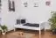 Kinderbett / Jugendbett Benedikt Buche Vollholz massiv weiß lackiert, inkl. Rollrost - 90 x 200 cm