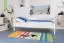 Kinderbett / Jugendbett "Easy Premium Line" K1/n Sofa, Buche Vollholz massiv weiß lackiert - Maße: 90 x 190 cm