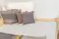 Holzbett Bettgestell Kiefer 160 x 200 cm Natur