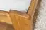 Massivholz Bettgestell Kiefer 140 x 200 cm Eiche