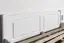 Kinderbett / Jugendbett Kiefer massiv Vollholz weiß 79, inkl. Lattenrost - 140 x 200 cm (B x L) 