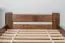 Massivholz Bettgestell Kiefer 80 x 200 cm Nuss