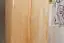 Kleiderschrank Holz natur 007 - Abmessung 190 x 90 x 60 cm (H x B x T)