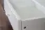 TV-Unterschrank Kiefer massiv Vollholz weiß lackiert Junco 209 - 79 x 67 x 42 cm (H x B x T)