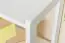 Regal Kiefer massiv Vollholz weiß lackiert Junco 57D - 86 x 50 x 30 cm (H x B x T)