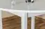 Tisch Kiefer massiv Vollholz weiß lackiert Junco 235B (rund) - Durchmesser 120 cm