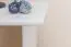 TV-Unterschrank Kiefer massiv Vollholz weiß lackiert Junco 206 - Abmessung 60 x 60 x 45 cm