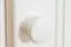 Nachtkommode Weiß 54x42x35 (HxBxT) Kiefer massiv, 1 Schublade(n)
