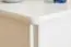 Nachtkommode Weiß 54x42x35 (HxBxT) Kiefer massiv, 1 Schublade(n)