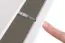 Wohnwand mit genügend Stauraum Kongsvinger 51, Farbe: Eiche Wotan / Schwarz Hochglanz - Abmessungen: 150 x 340 x 40 cm (H x B x T), mit Push-to-open System