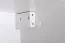 Wohnwand mit fünf Türen Kongsvinger 107, Farbe: Eiche Wotan / Grau Hochglanz - Abmessungen: 180 x 280 x 40 cm (H x B x T), mit LED-Beleuchtung