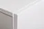 Kommode mit Kamin Raudberg 45, Farbe: Weiß / Schwarz - Abmessungen: 40 x 160 x 40 cm (H x B x T), mit zwei Fächern