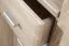 Garderobe mit genügend Stauraum Bratteli 08, Farbe: Eiche Sonoma - Abmessungen: 203 x 210 x 32 cm (H x B x T), mit Sitzkissen