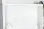 Schrankbett Namsan 04 vertikal, Farbe: Weiß matt / Schwarz matt - Liegefläche: 160 x 200 cm (B x L)