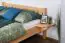 Bett 160 x 200 cm Buche Natur mit Lattenrost