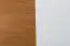 Esstisch 140x77 cm Eiche teilmassiv, Ausziehbar auf 220 cm, Farbe: Natur / Weiß