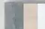 Jugendzimmer Drehtürenschrank / Eckschrank Lede 02, Farbe: Grau / Eiche / Weiß - Abmessungen: 190 x 90 x 90 cm (H x B x T)