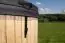 Hot Tub 01 aus Thermoholz mit LED-Beleuchtung, Thermodeckel, Kombimassagedüsen, Sandfilter, Holzbox und Wärmedämmung, Wanne: Anthrazit, Innendurchmesser: 180 cm