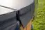 Hot Tub 01 aus Fichtenholz mit LED-Beleuchtung, Thermodeckel, Kombimassagedüsen, Sandfilter, Holzbox, UV-Lampe und Wärmedämmung, Wanne: Anthrazit, Innendurchmesser: 180 cm