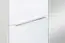 Schmaler 80 cm breiter Kleiderschrank mit 2 Türen | Farbe: Weiß Abbildung