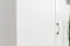 57 cm breiter Kleiderschrank mit 1 Tür | Farbe: Weiß Abbildung
