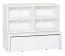 Jugendzimmer - TV-Unterschrank Marincho 51, 2-teilig, Farbe: Weiß - Abmessungen: 107 x 107 x 53 cm (H x B x T)