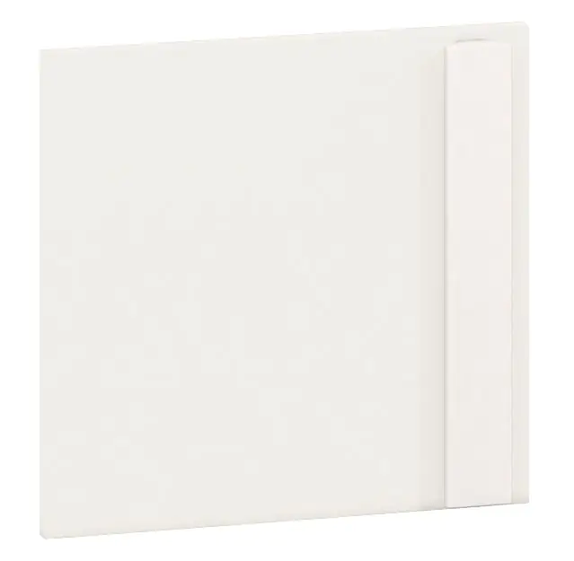 Front für Jugendzimmer - Regal Greeley 06, Farbe: Weiß - Abmessungen: 35 x 37 x 2 cm (H x B x T)