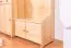 Garderobe Kiefer massiv Vollholz natur 28B - 200 x 125 x 41 cm (H x B x T)