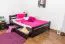 Bett 140 x 200 cm Buche Schokobraun