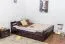 Bett 140 x 200 cm Buche Schokobraun