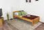 Kinderbett / Jugendbett Kiefer massiv Vollholz Erlefarben 80, inkl. Lattenrost - 80 x 200 cm (B x L)