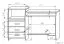 Schreibtisch Banjaran 26, Farbe: Erle - Abmessungen: 84 x 132 x 55 cm (H x B x T)