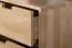 Schreibtisch Eiche massiv natur Aurornis 68 - Abmessungen: 75 x 142 x 55 cm (H x B x T)