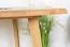 Couchtisch Eiche massiv natur Aurornis 76 - Abmessungen: 80 x 80 x 50 cm (B x T x H)